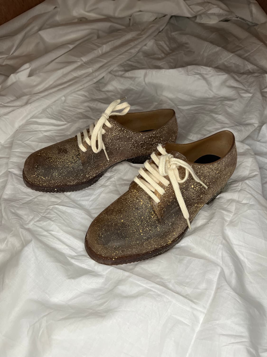 꼼데가르송 x 멜리사 브라운 글리터 PVC 더비 슈즈 상품이미지2