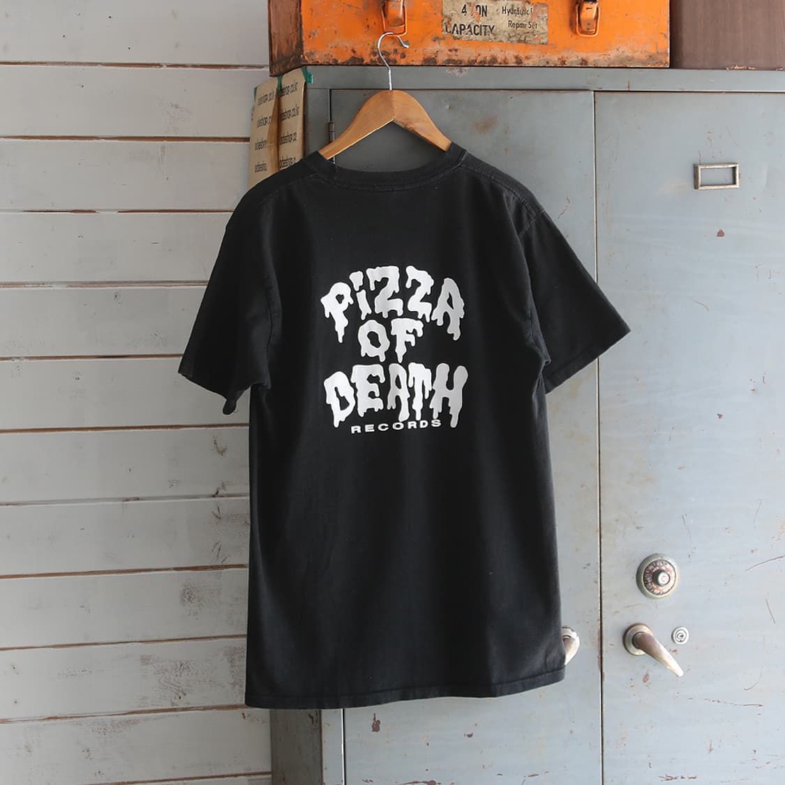 (착용컷) PIZZA OF DEATH 반팔 티셔츠 (남성용 103) 상품이미지2