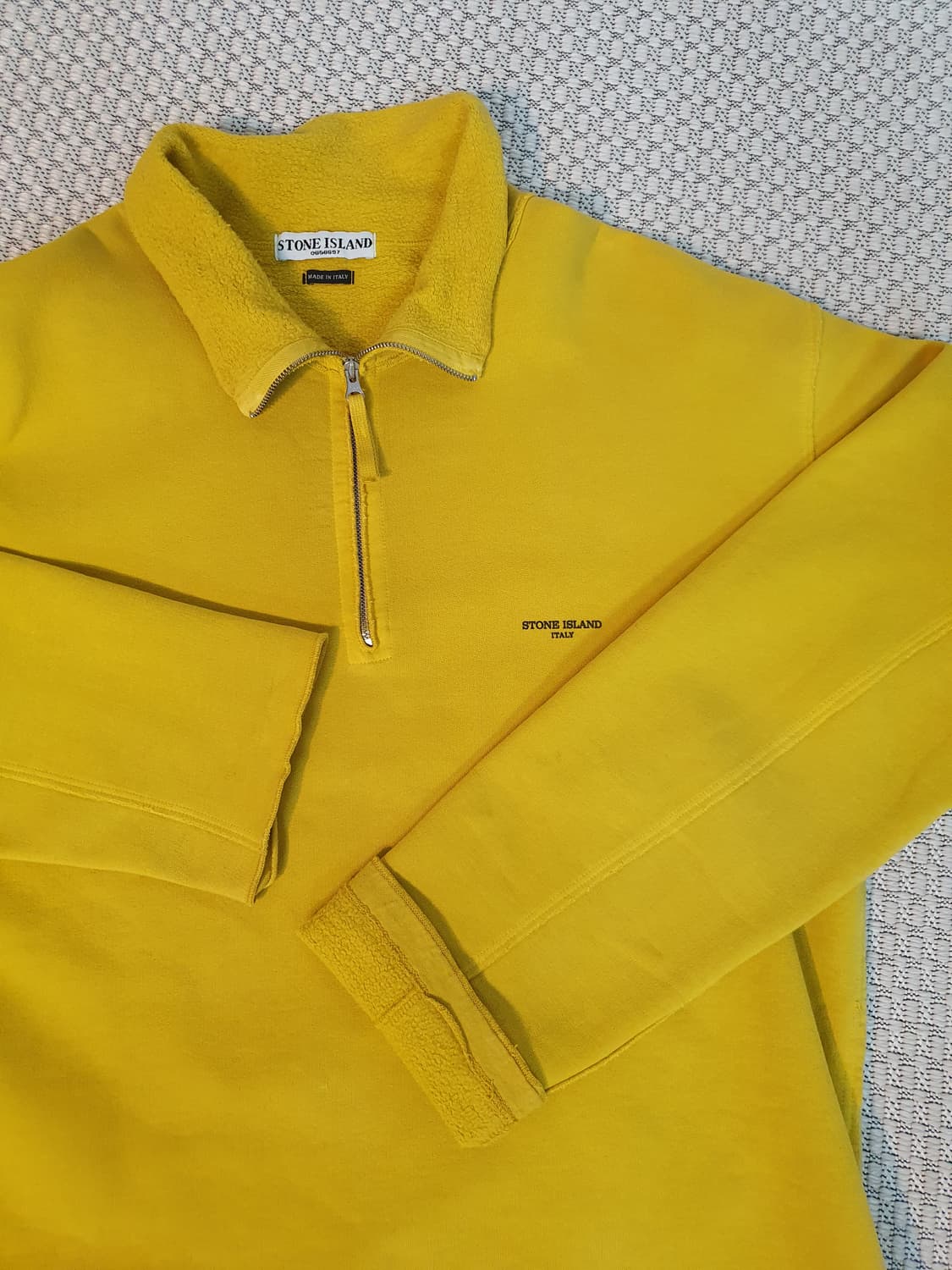 2005 Yellow Quarter Zip Fleece (XL) 상품이미지3