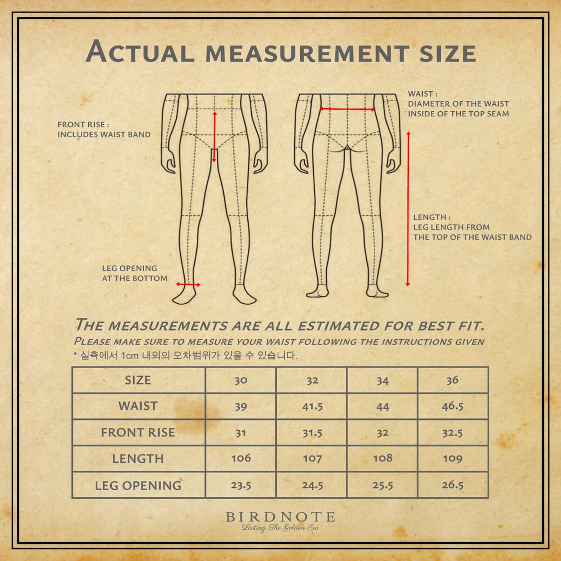 버드노트 Lot.104 ONE POCKET BUCKLE BACK JEAN 상품이미지4