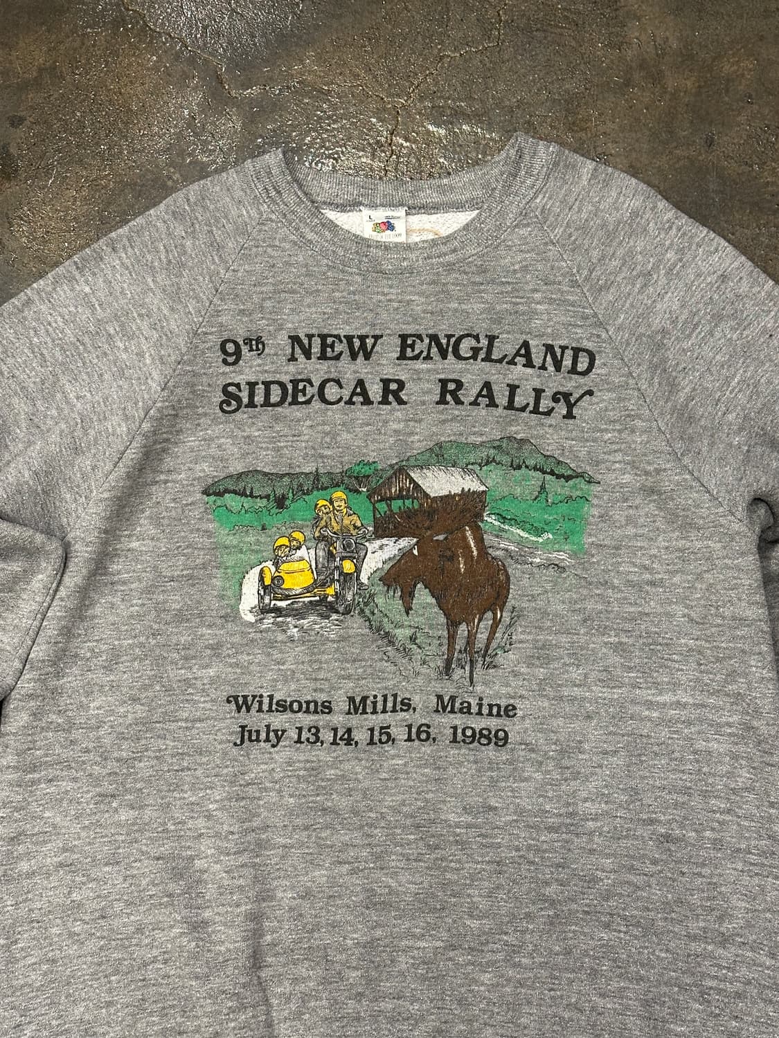 90s USA 프룻오브더룸 맨투맨 스웻셔츠 L 상품이미지3