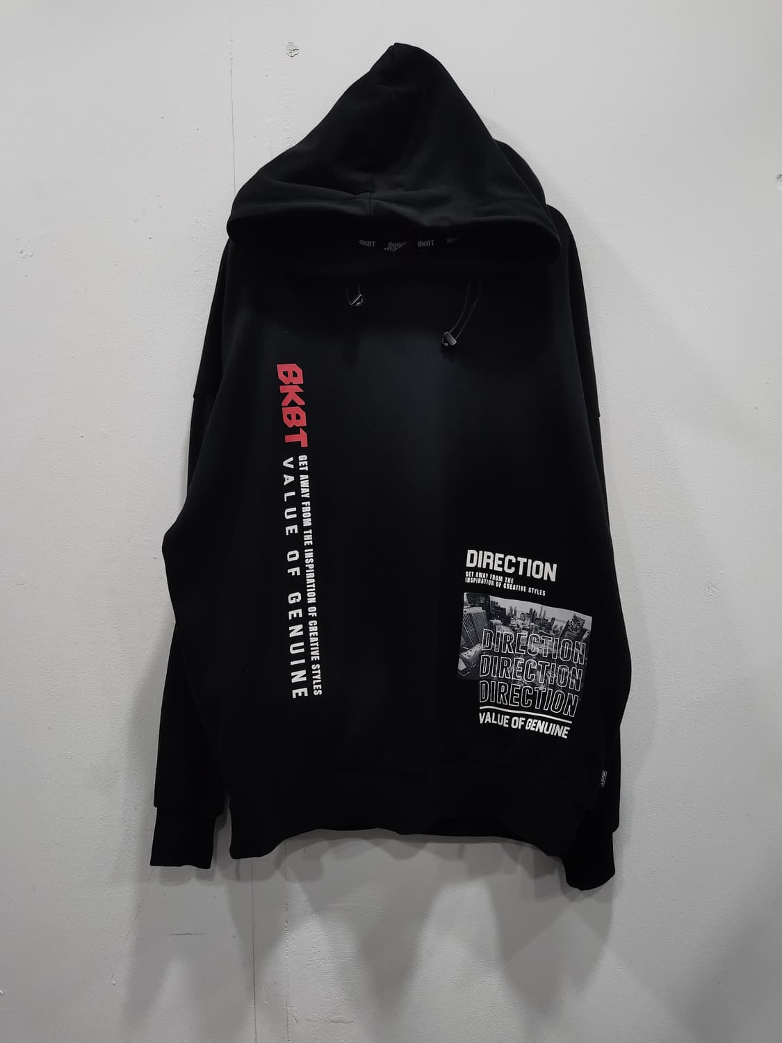 BKBT 벙커버스터 검정색 후드티 남성 105사이즈 상품이미지1