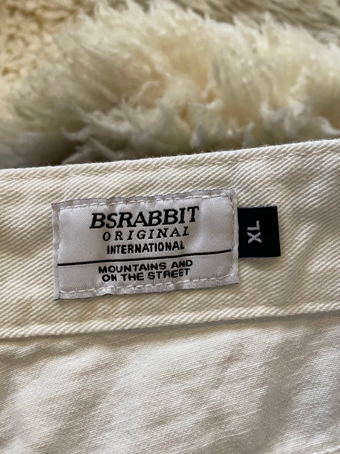 BSRABBIT 비에스래빗 와이드 카펜더 데님 팬츠 상품이미지2