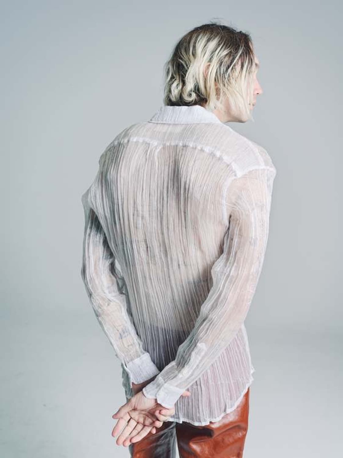 아워레가시 밀키 쿼츠 셔츠 48 새상품  상품이미지2