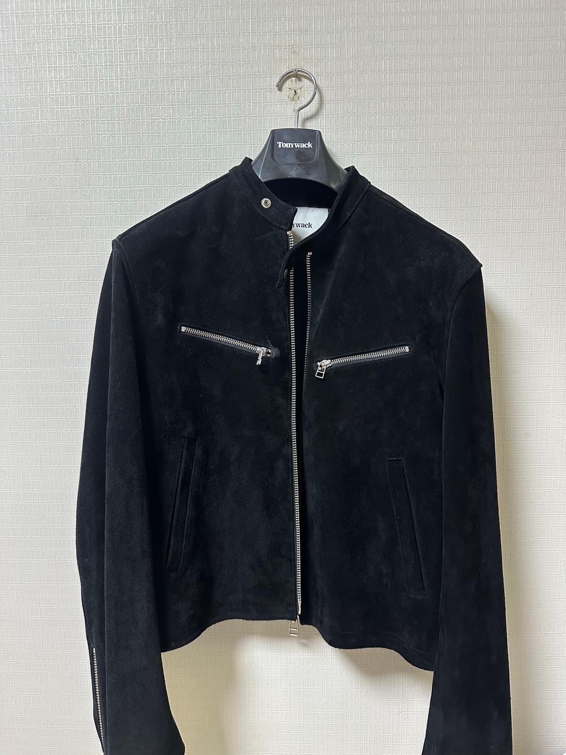 24ss 토니웩 카프레이서 스웨이드 자켓 L (주우재 착용) 상품이미지1