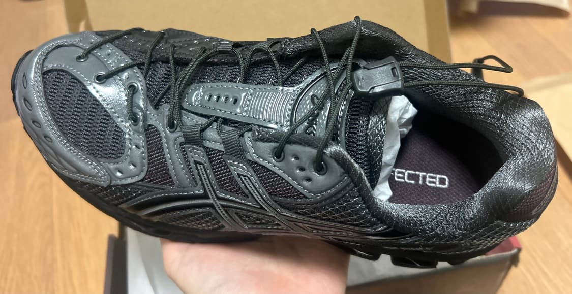 아식스 x 언어펙티드 젤님버스 10.1 건블랙 245사이즈 상품이미지1