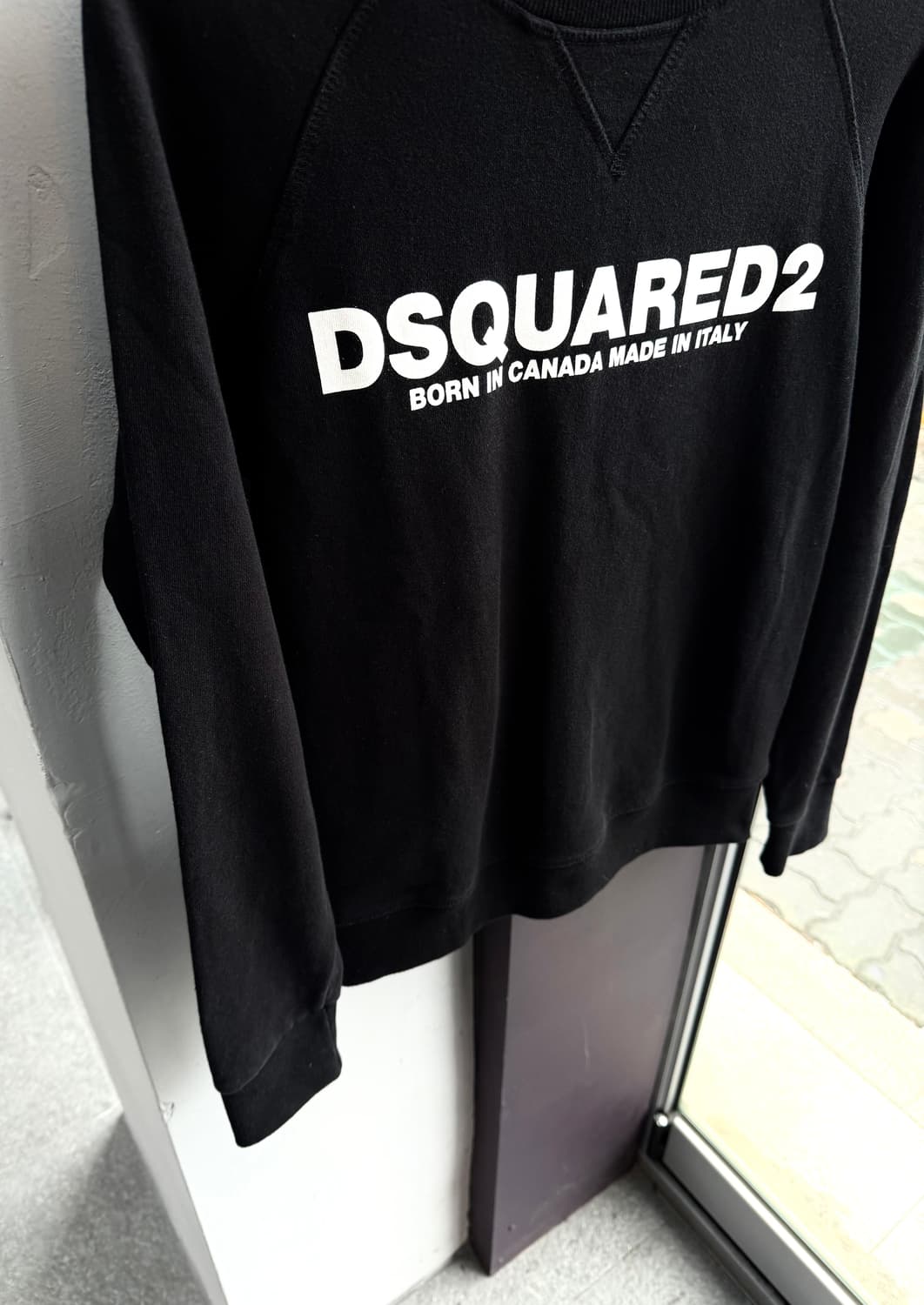 95/ 디스퀘어드2 프론트 로고 프린팅 맨투맨 상품이미지4