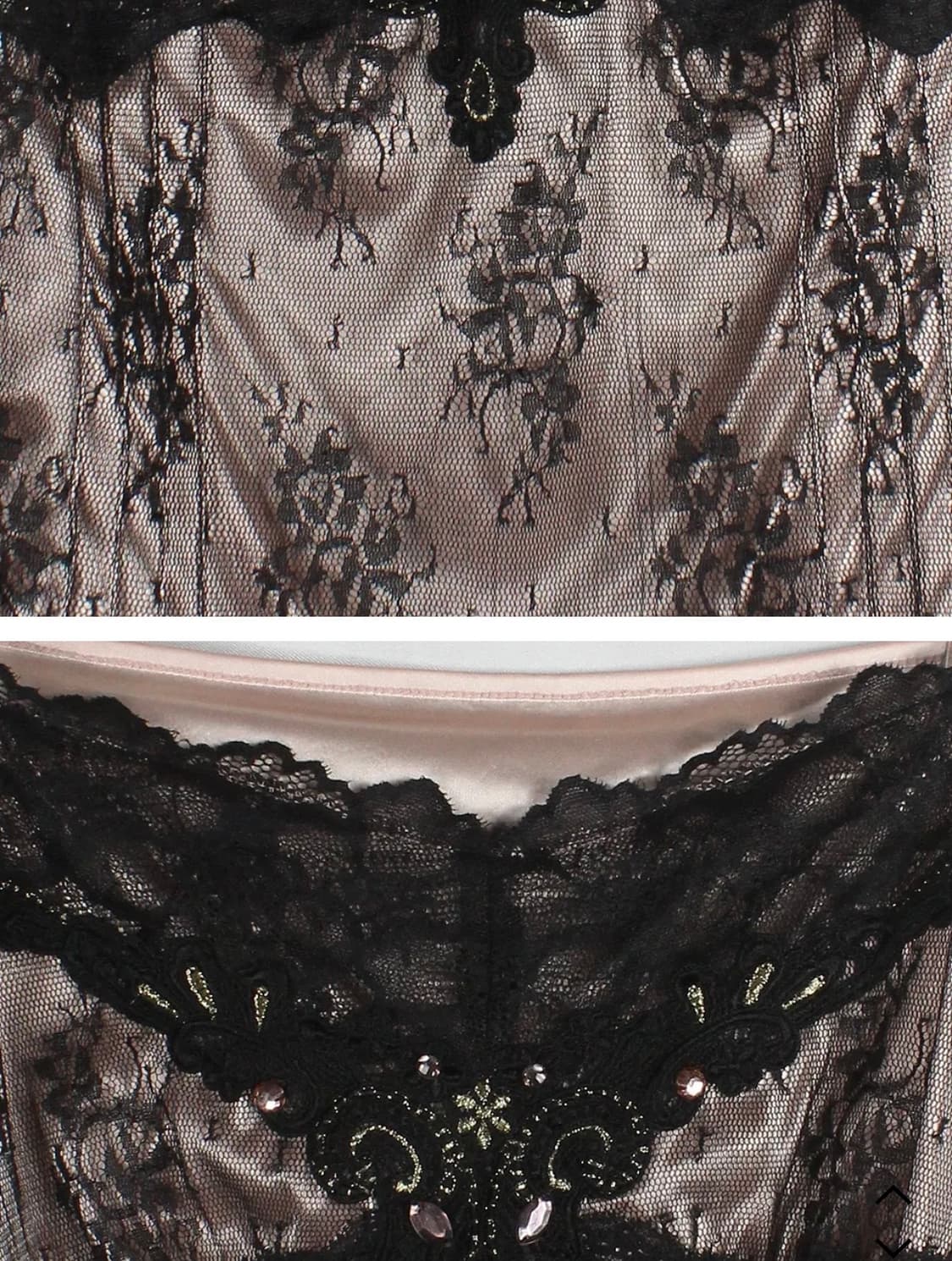 히메 갸루 레이스 슬리브나시 상품이미지3