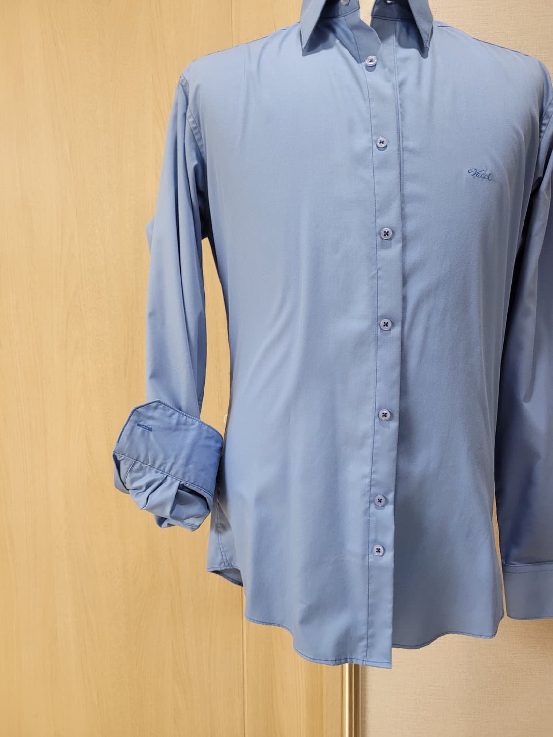 바찌 VACCI 남자 드레스셔츠 100 스카이블루 상품이미지4
