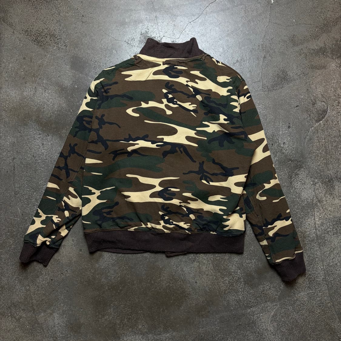 빈티지 카모 패턴 자켓 상품이미지2