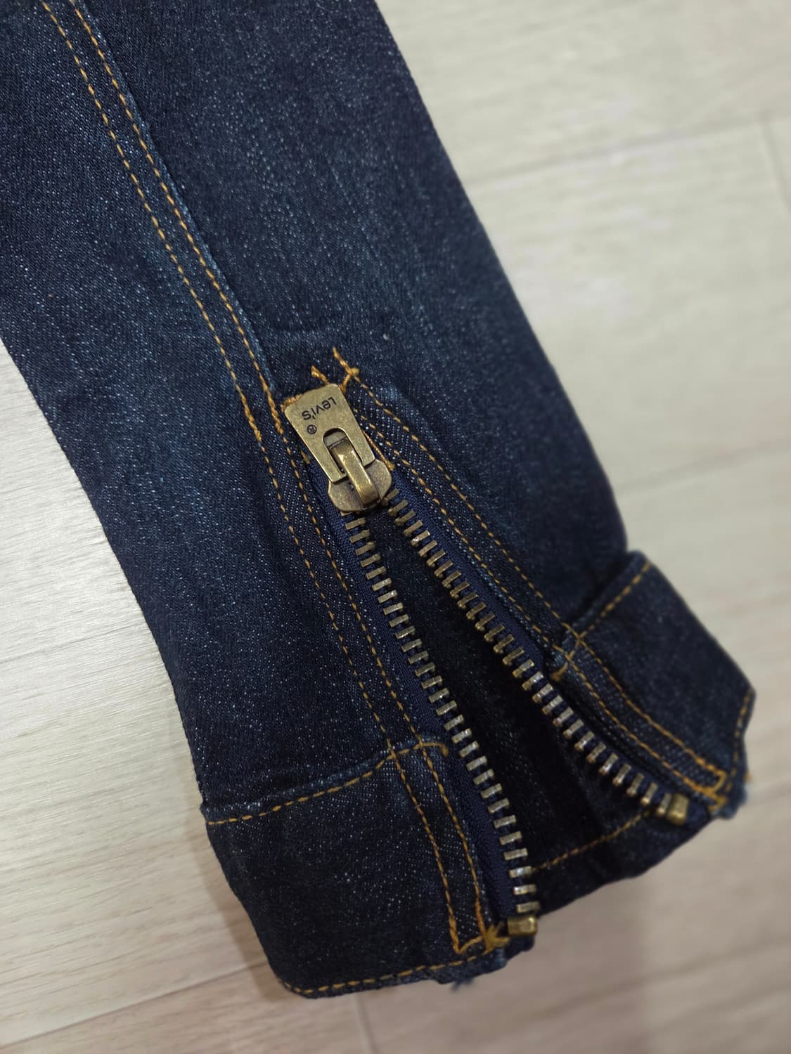 새상품 여성55,주니어160  리바이스 청자켓-투웨이지퍼 상품이미지8