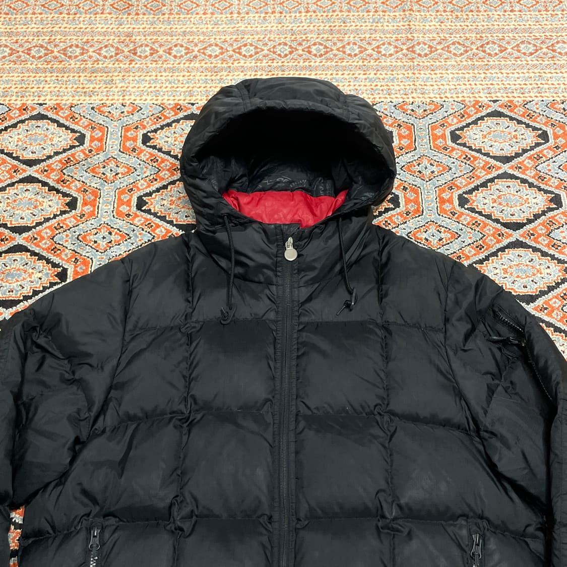 나이키 조던 블랙 덕다운 패딩 투웨이 점퍼 남성M 상품이미지2