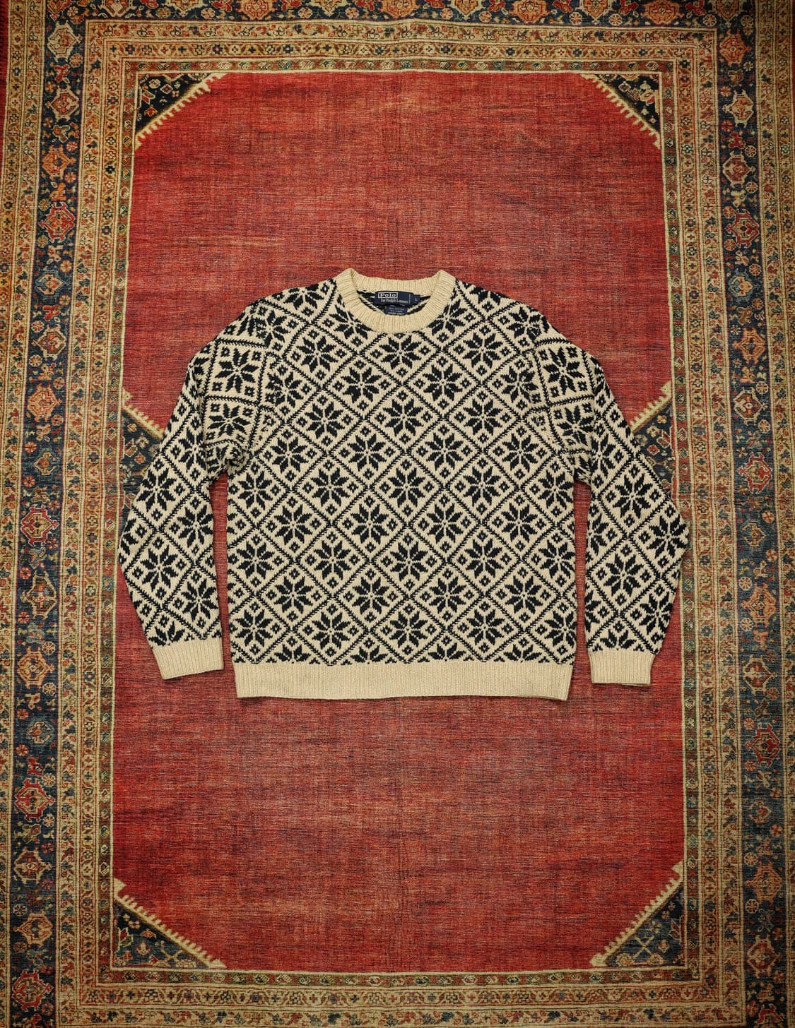 90s 빈티지 폴로랄프로렌 노르딕 니트 판매 상품이미지1