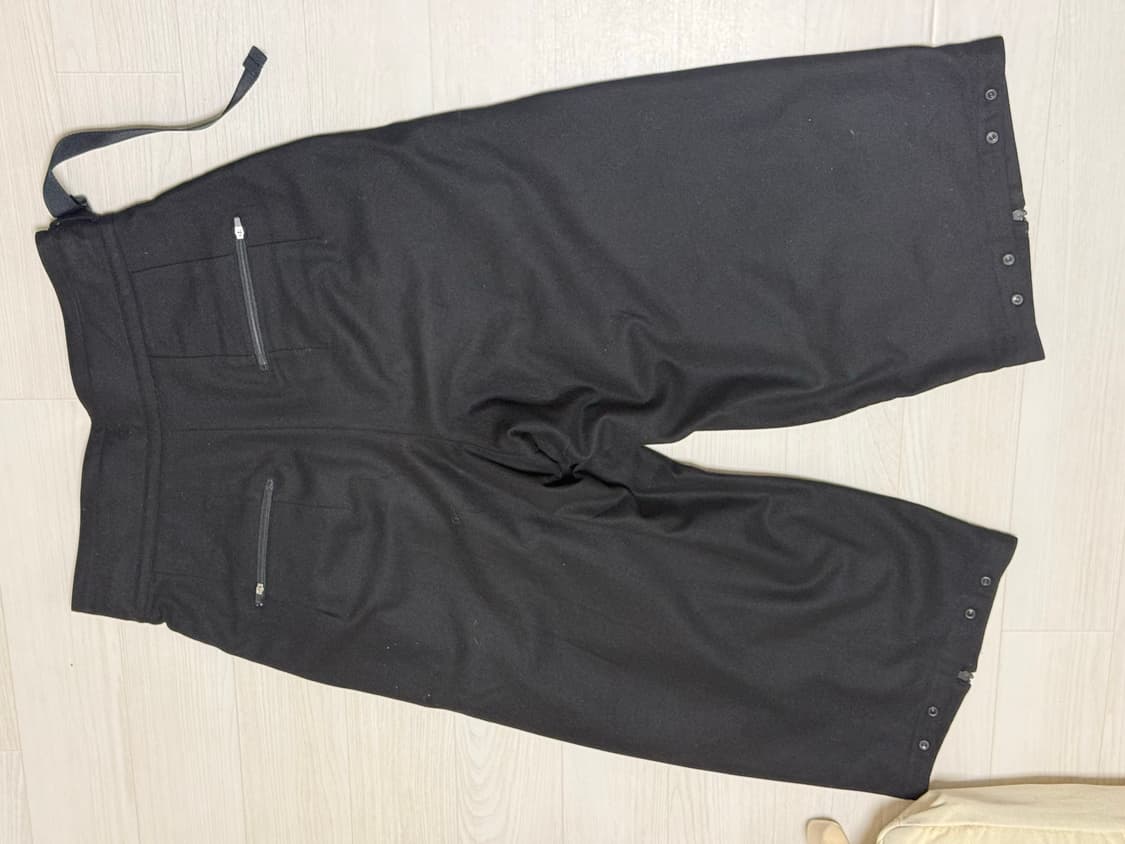 Y-3 하카마 울 팬츠 S  블랙 새상품 상품이미지2