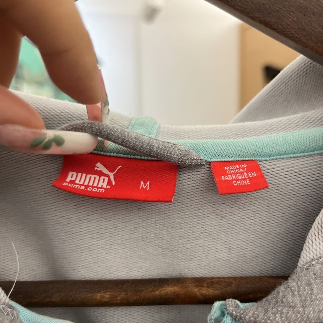 푸마 빈티지 Y2K 러블리힙 드레이프 셔링 후드집업 M C11154 상품이미지5