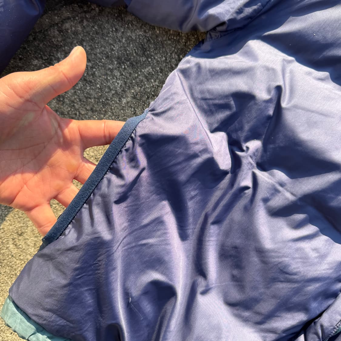 [M] Montbell 몽벨 양면 패딩 자켓 상품이미지9