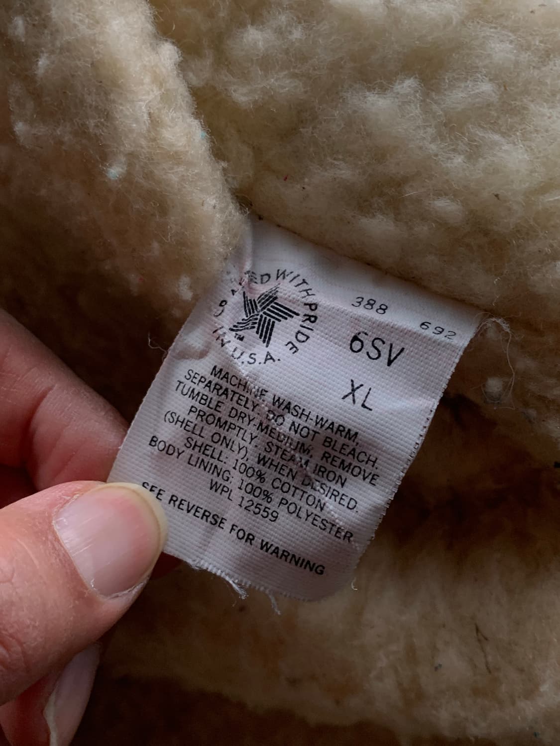 80s 칼하트 쉐르파 베스트 브라운 상품이미지5