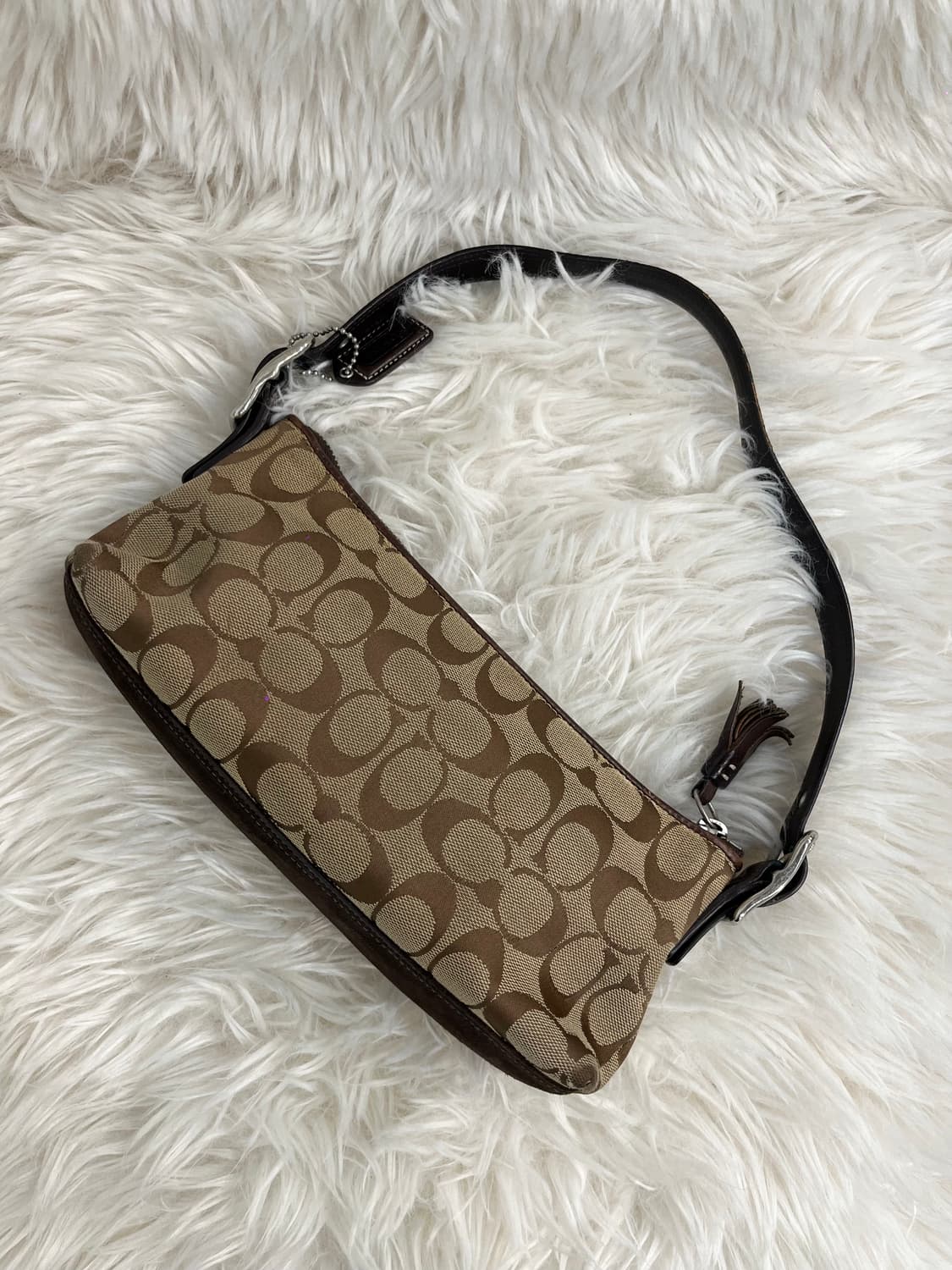 Coach Suede Brown Bag 상품이미지3