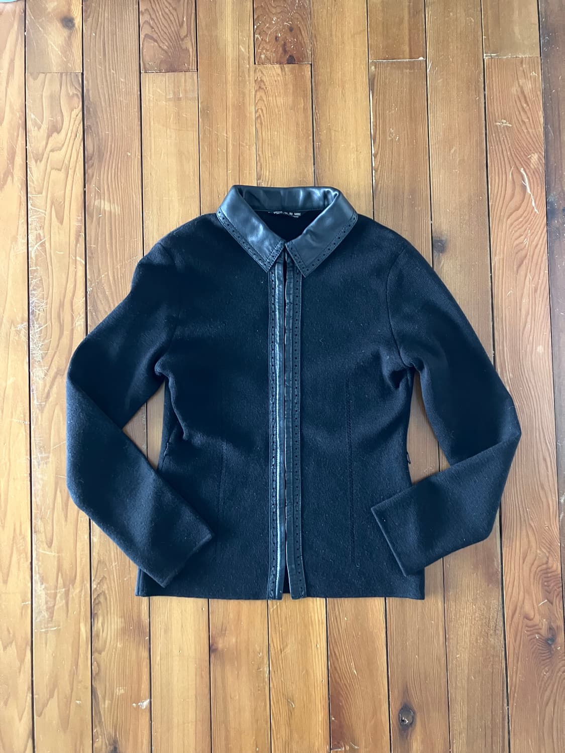 유니크 디자인 니트 탑 상품이미지1