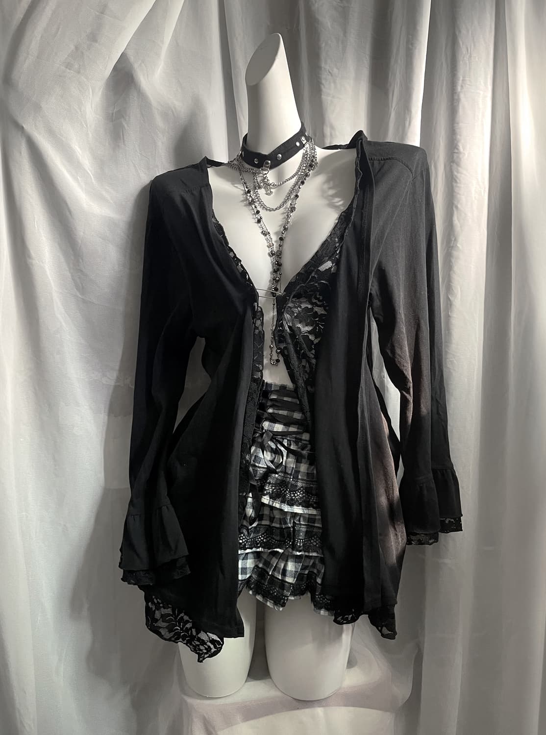 Axes femme 엑시즈팜 레이스 가디건 상품이미지2