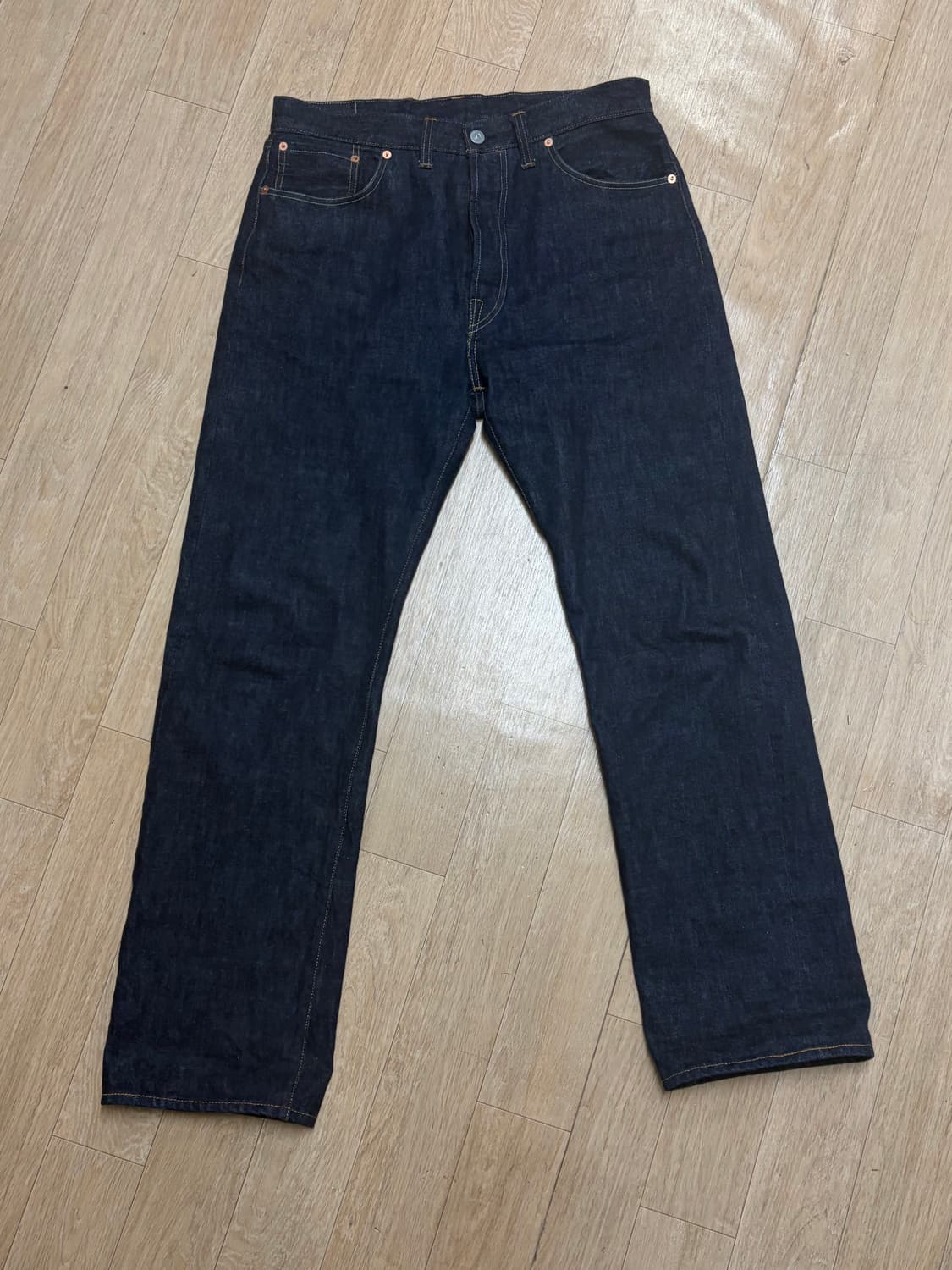 밀리토라 셀비지 데님팬츠 lot801 실사이즈 32-34 상품이미지1