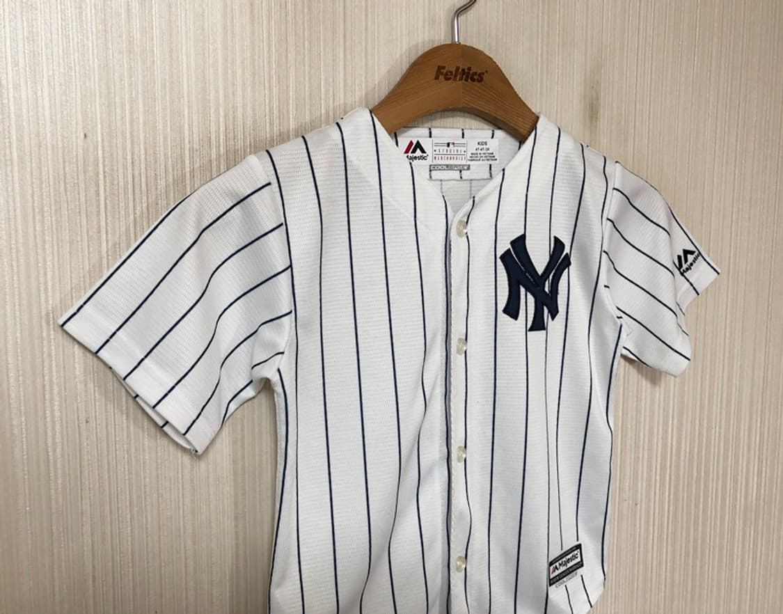 MLB 마제스틱 뉴욕양키스 홈유니폼/져지 4T(키즈) 상품이미지5