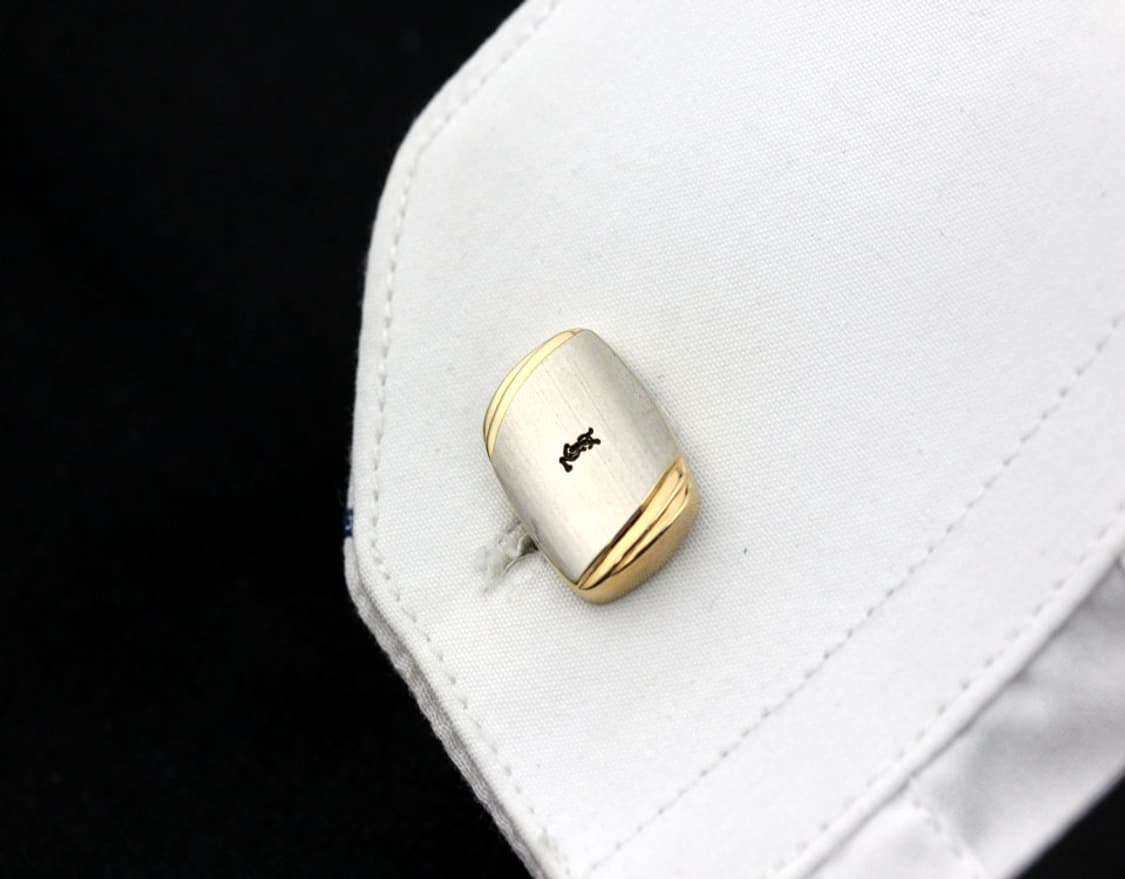 입생로랑 A등급 남자 명품 커프스 빈티지 상품이미지6