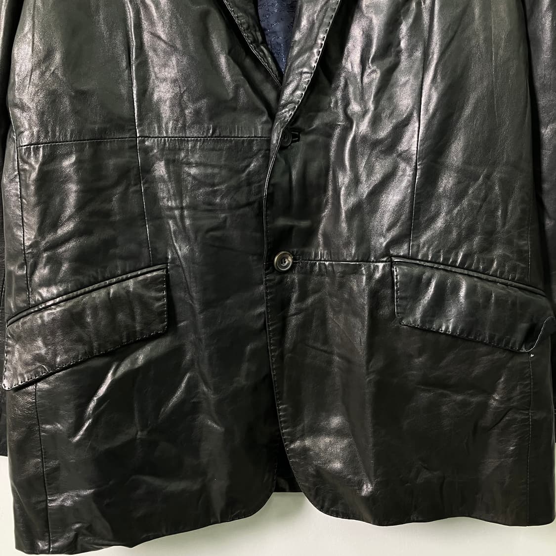 폴 스미스 레더 블레이저 자켓 XL 상품이미지5