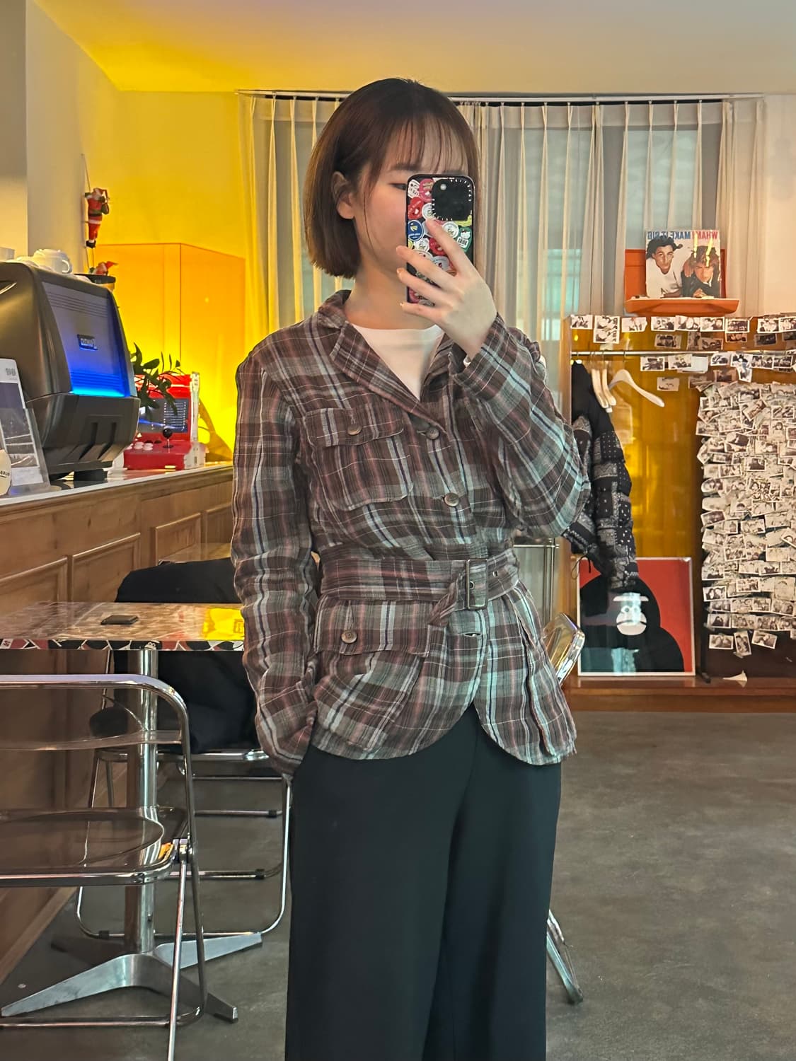 (착샷o) Kapital 캐피탈 체크 자켓 상품이미지1