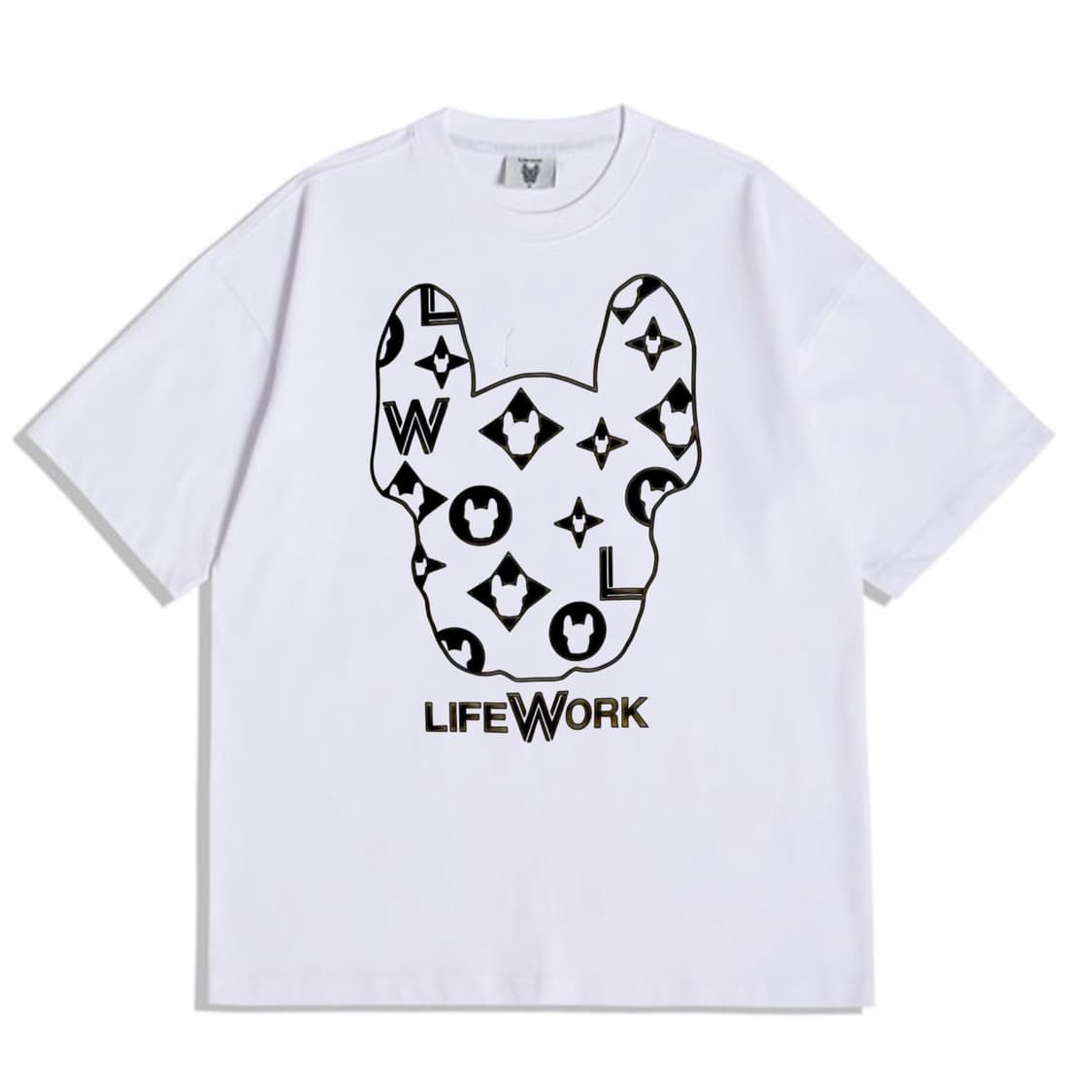 Life Work 흰색 반팔티 L 상품이미지1