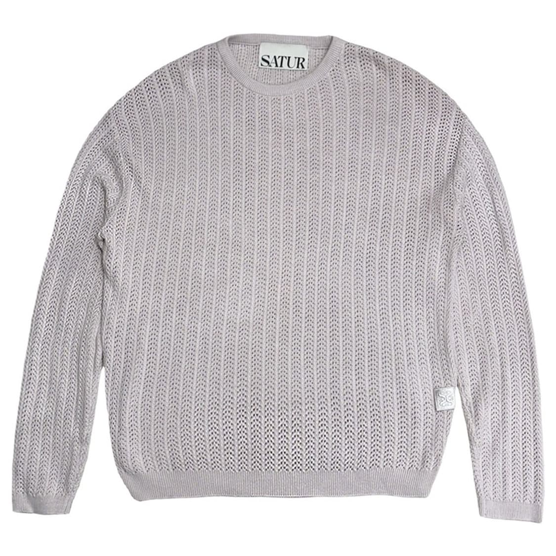 SATUR 이비자 내추럴 메시드 니트 L 상품이미지1