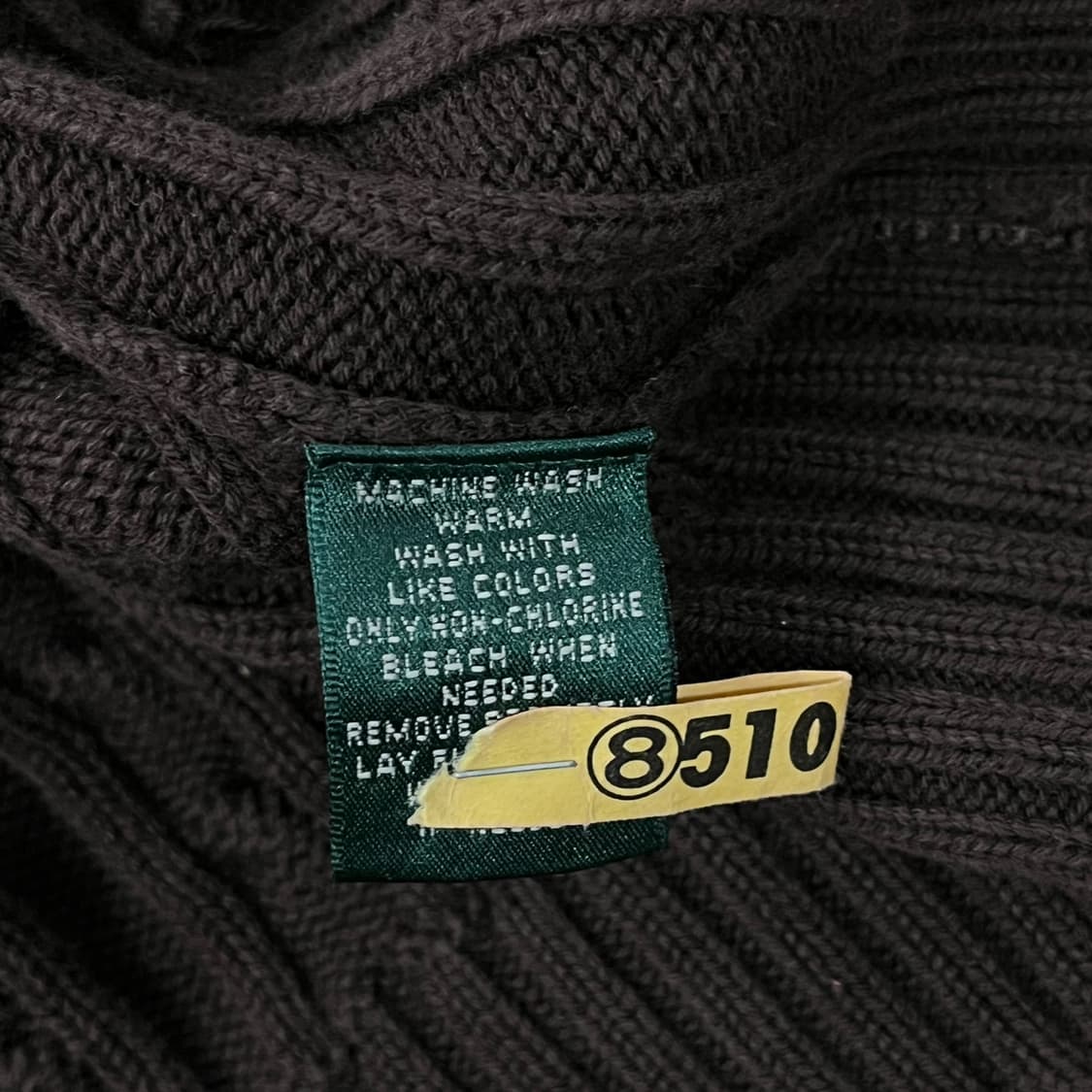 폴로 랄프로렌 초코 브라운 빅카라 니트 가디건  상품이미지6