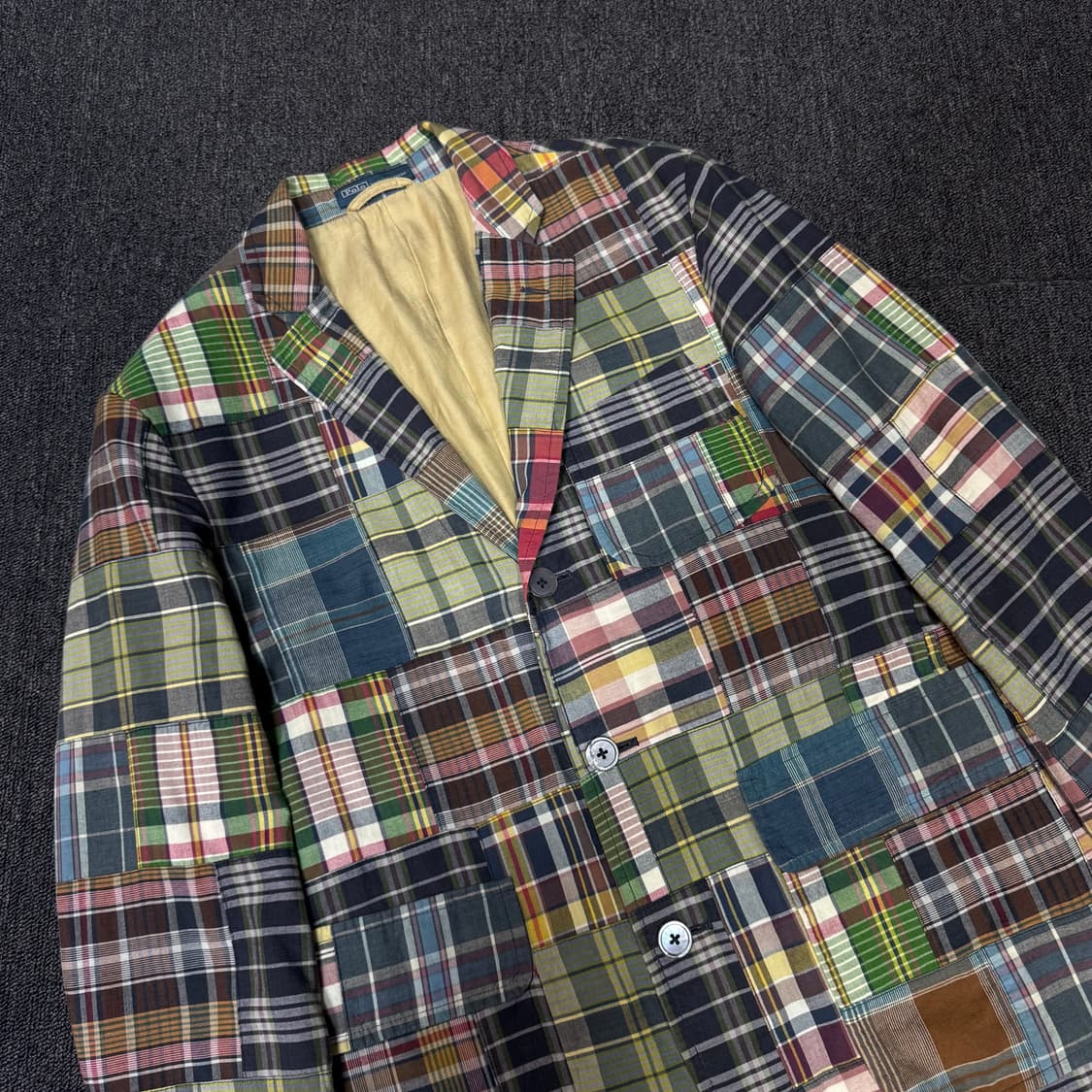 폴로 랄프로렌 마드라스 패치워크 자켓 상품이미지2