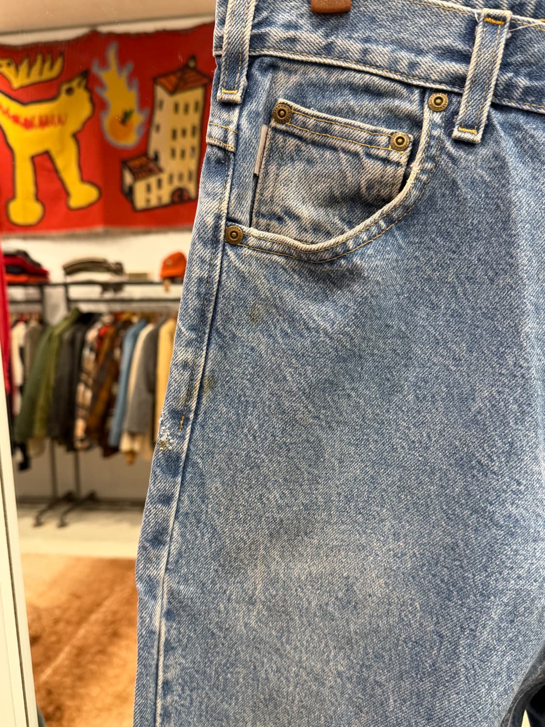 Carhartt 칼하트 빈티지 데님 팬츠 (29-30inch) 상품이미지7