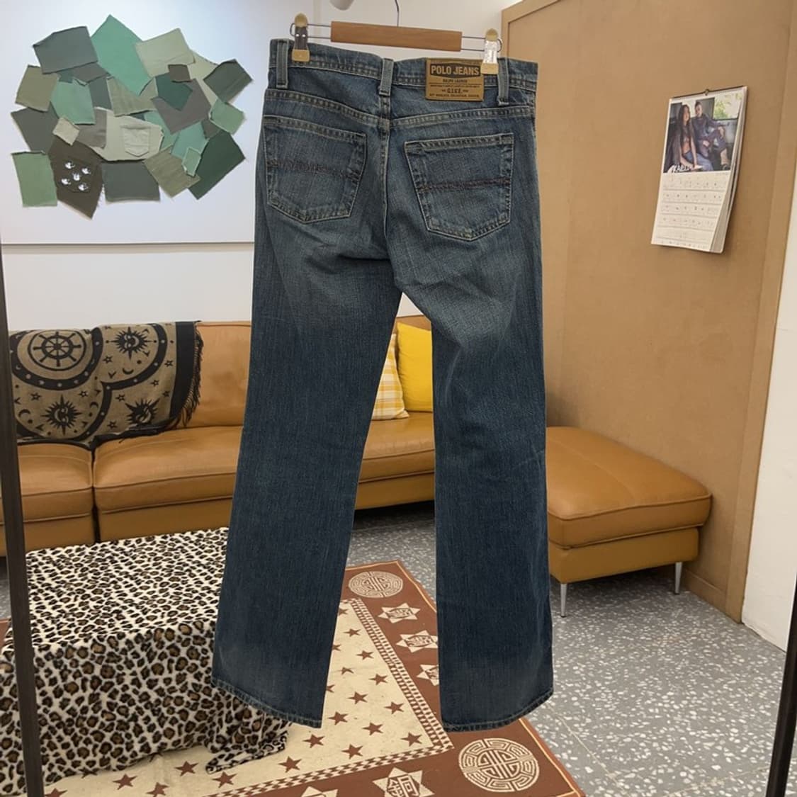 폴로 랄프로렌 올드스쿨 캐주얼 빈티지 워싱 데님팬츠 27인치 C09327 상품이미지3