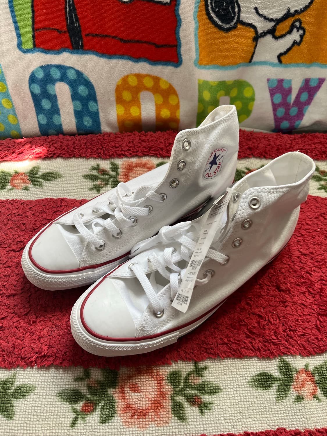 컨버스 척테일러 올스타 흰색 운동화 새상품 270 상품이미지1