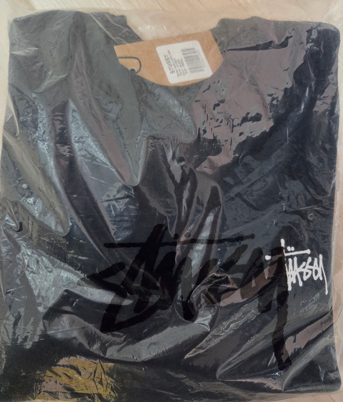 스투시 베이직 크루넥 블랙, 화이트 XL 상품이미지6