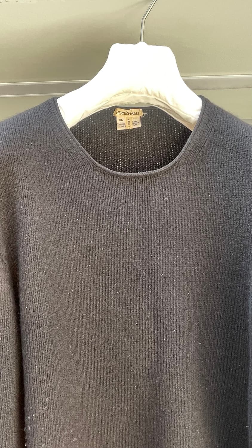 Hermès Paris Cashmere Knit Sweater (Bl 상품이미지6