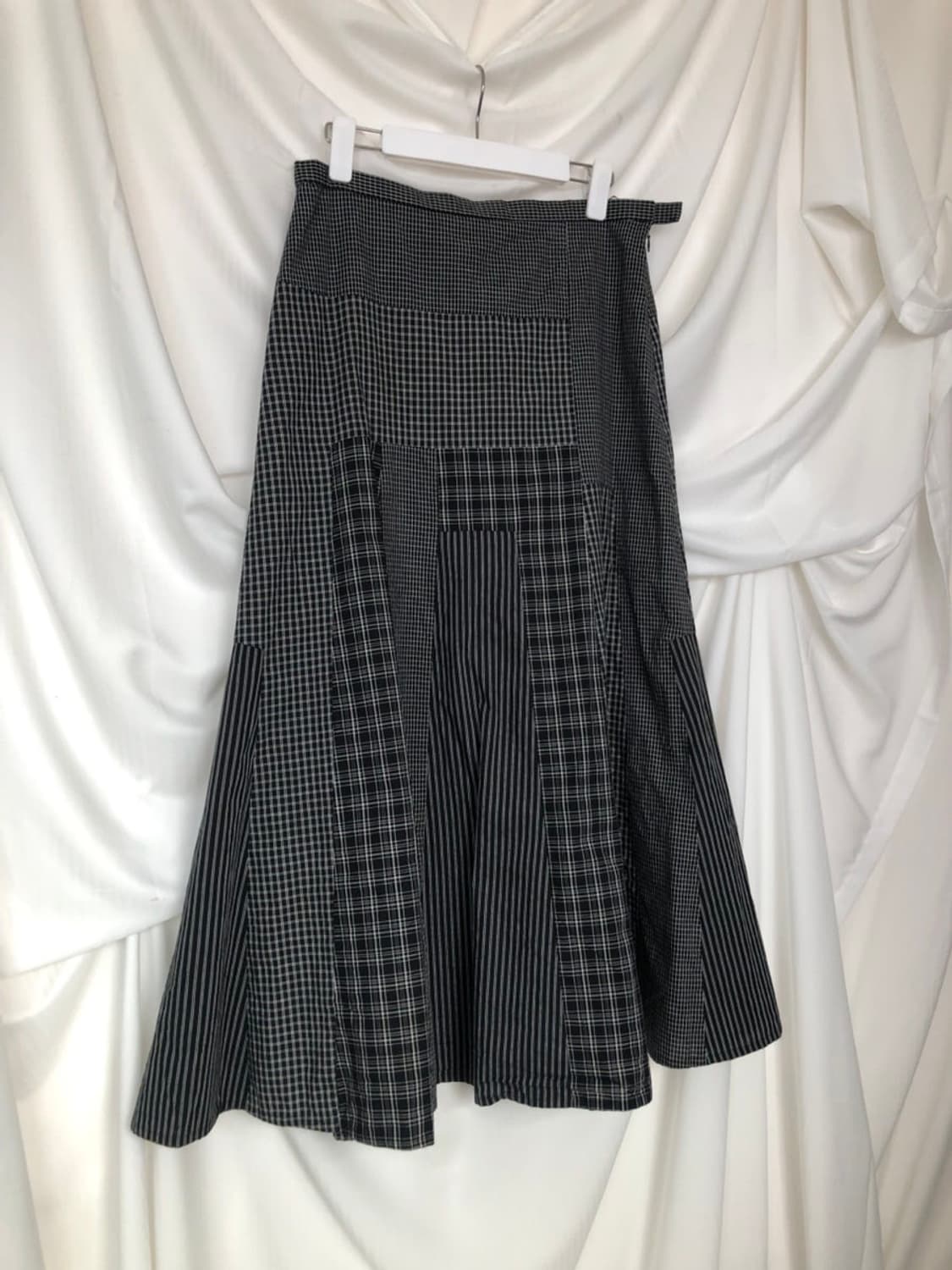 829. lazy check long SK 상품이미지1