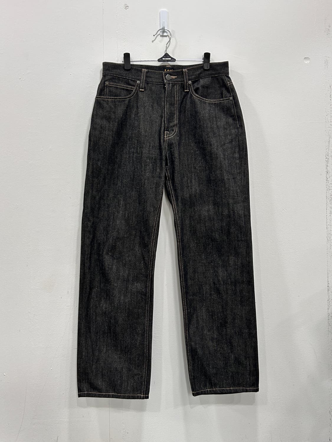 Lee 리 블랙 데님팬츠 청바지 30인치 스트레이트핏 상품이미지2