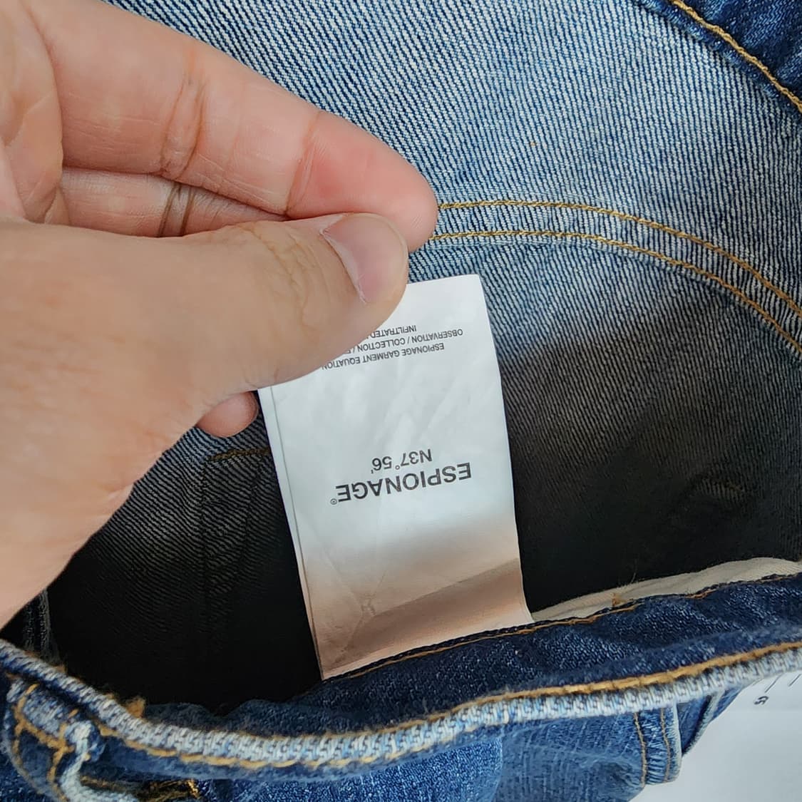  에스피오나지 청 데님 반바지 상품이미지6