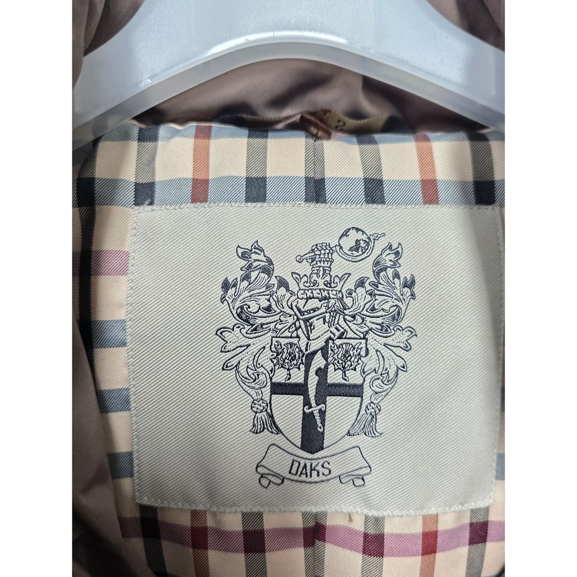 택포_ 닥스 DAKS 고동색 여성 구스다운 패딩 100 상품이미지2