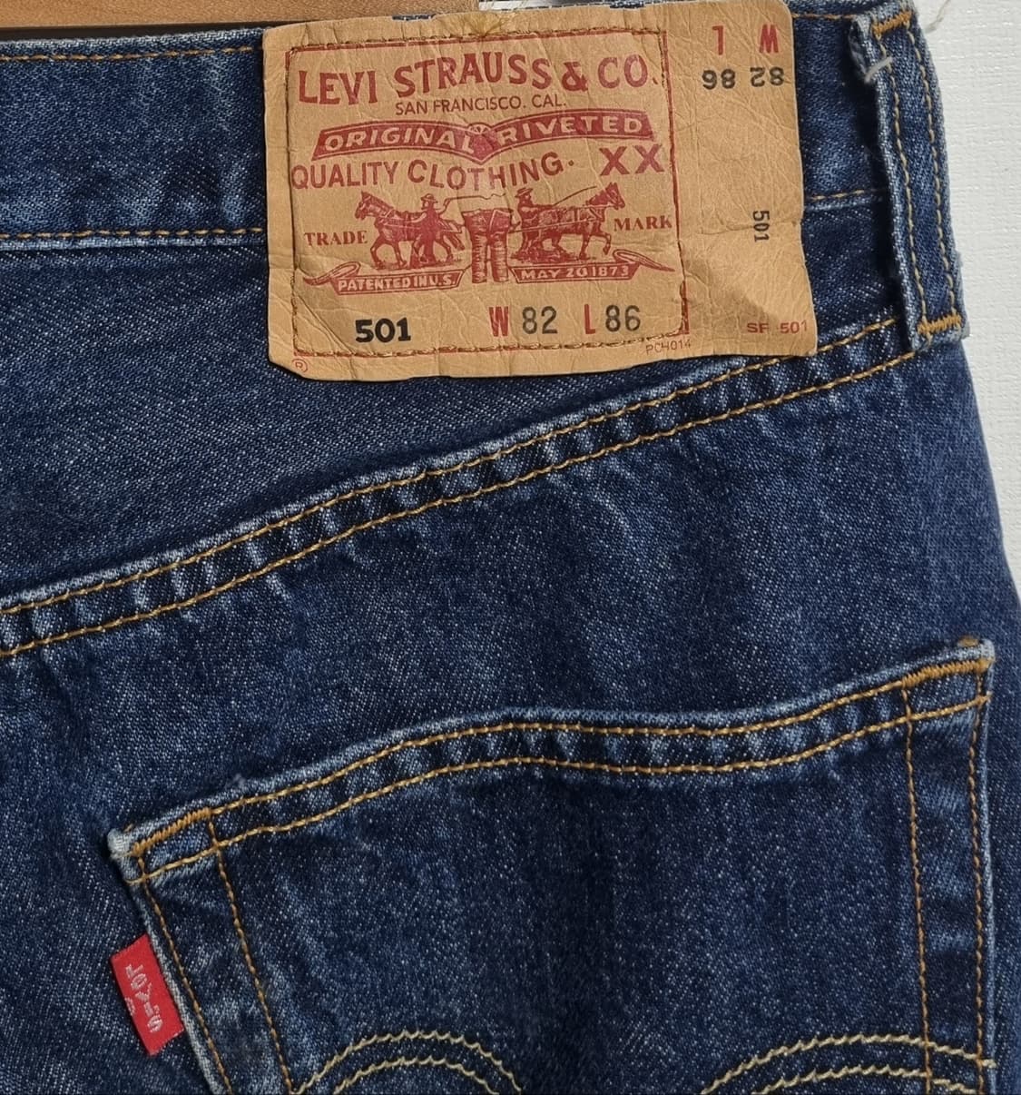 32) 리바이스501 데님팬츠 청바지 상품이미지3