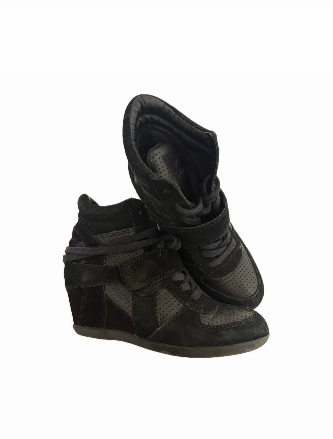 아쉬 웨지힐 하이탑 스니커즈 37 (235-240) 블랙 상품이미지1