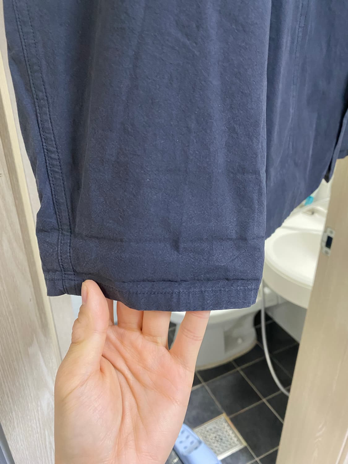 우드비 빈티지 코튼 자켓 다크네이비 1사이즈 상품이미지7