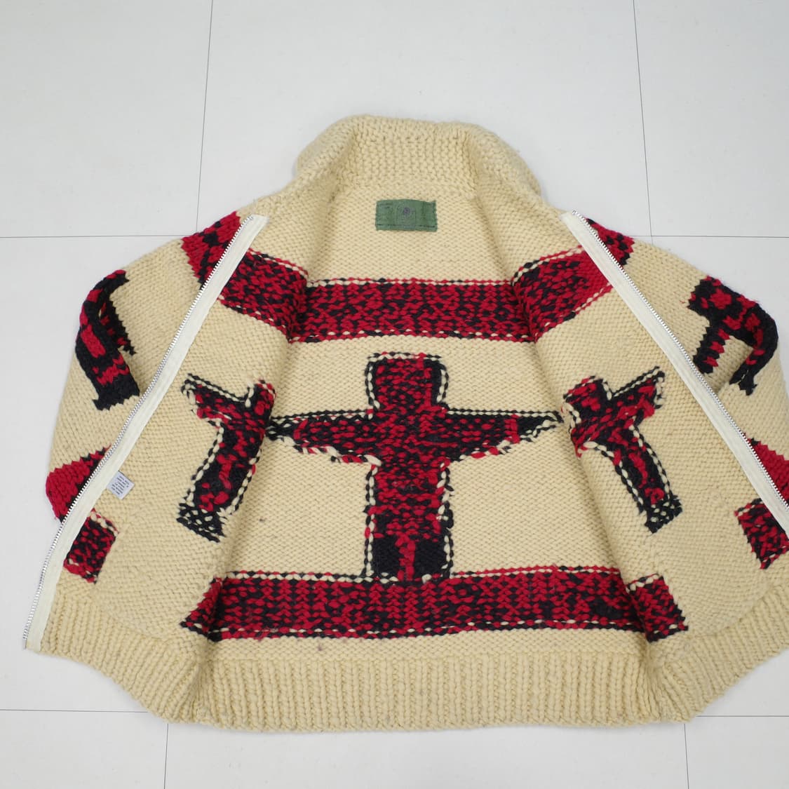 [캐나디안 스웨터] 코위찬 스웨터 (토템 패턴, 100% 울, 핸드니트) 상품이미지7