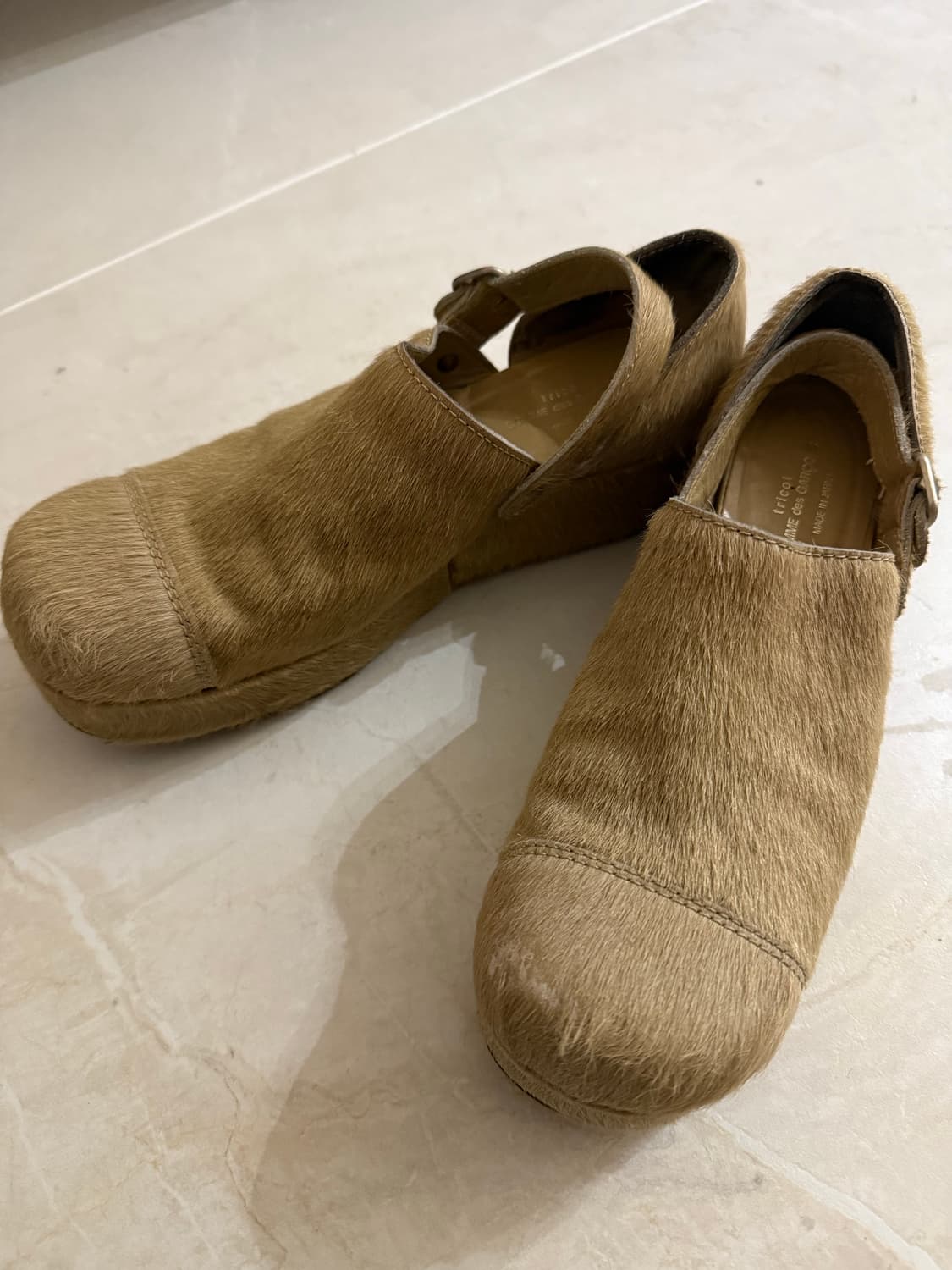 꼼데가르송 송치 클로그 상품이미지7