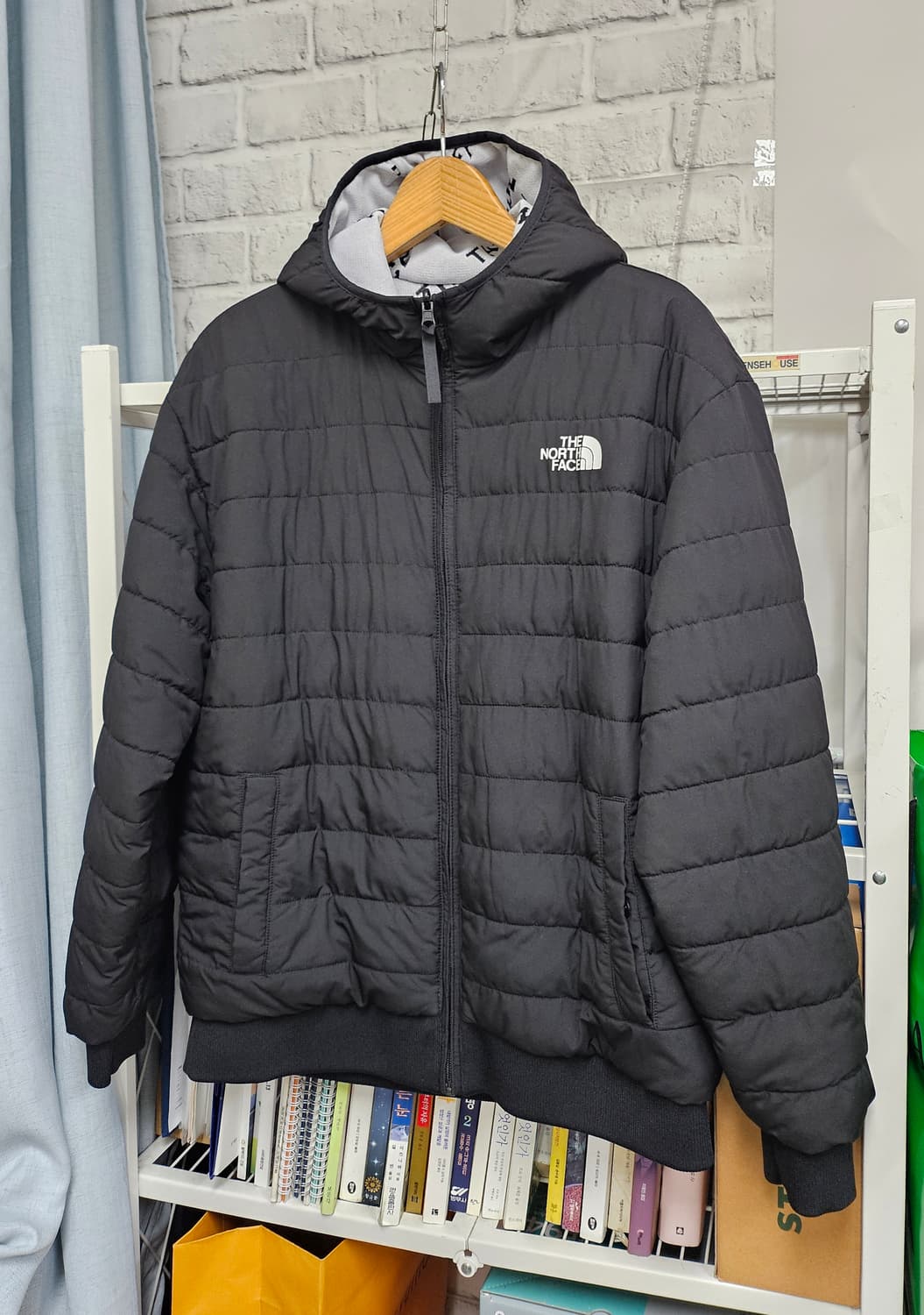 노스페이스 남성패딩100 경량패딩 리버시블 양면 히트라인자켓 XD47 상품이미지4