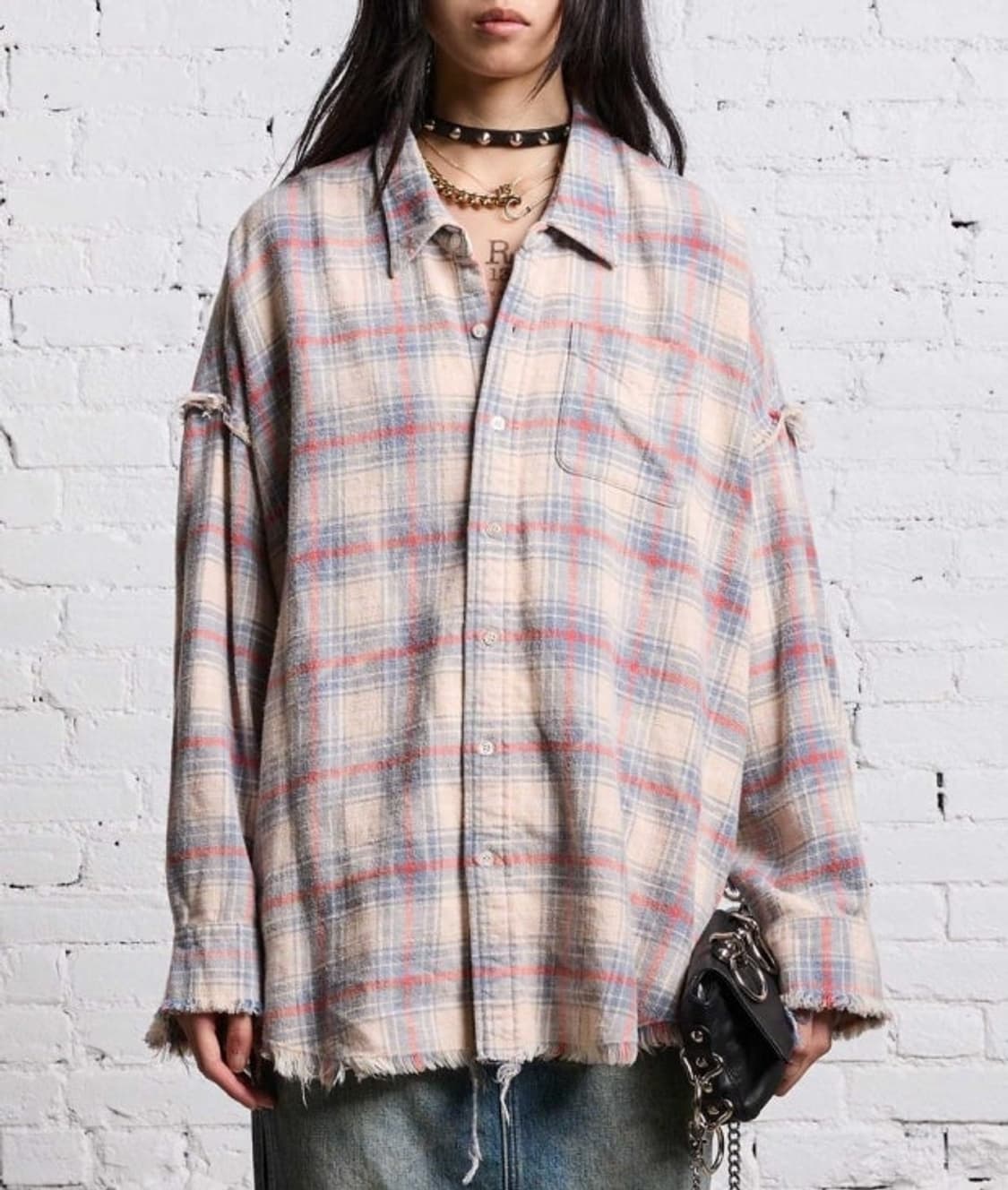 [구매] r13 / 슈레드 심 드랍 셔츠 s, m 상품이미지1