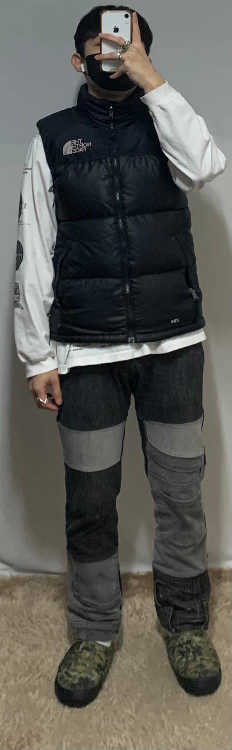 노스페이스 700 눕시 베스트 블랙 상품이미지6